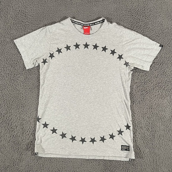 Nike FC Stars T-shirt Mens Large Gray Short Sleeves Soccer 632564-063 - Picture 1 of 11